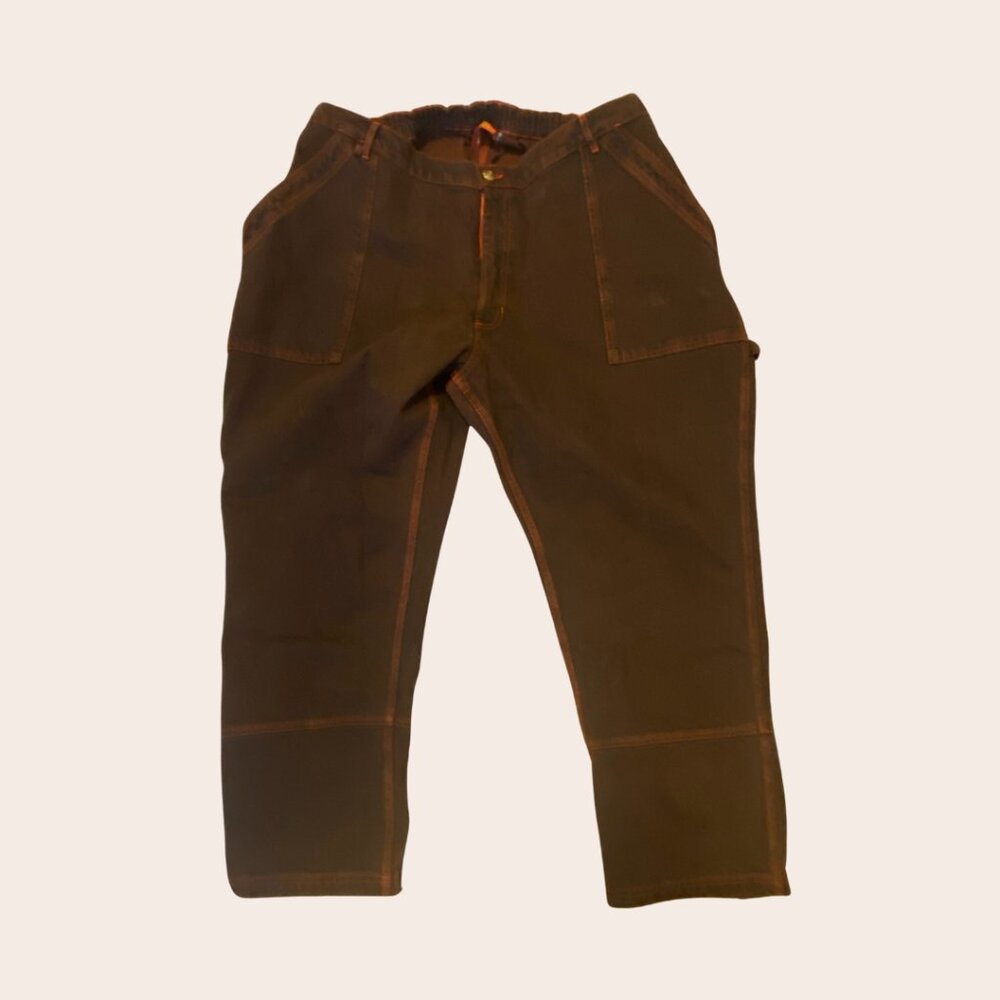 Big Bud Press Overdyed Carpenter Jeans in Fudge in Size 2x